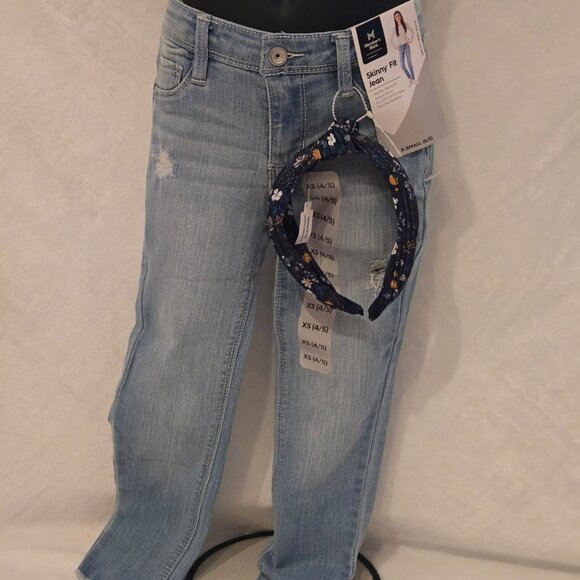 Girls Size 4/5 Skinny Fit Jeans - Picture 2 of 4